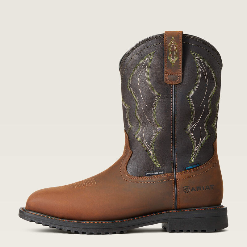 Ariat RigTek Wide Square Toe Waterproof Work Boot (Composite Toe)