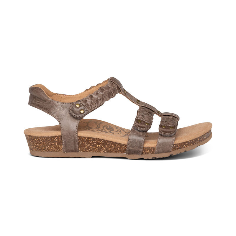 Aetrex Reese Adjustable Gladiator Sandal